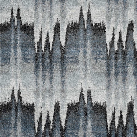 Palacedesigns 94 x 130 in. Blue, Ivory Polypropylene Rug PA1854202